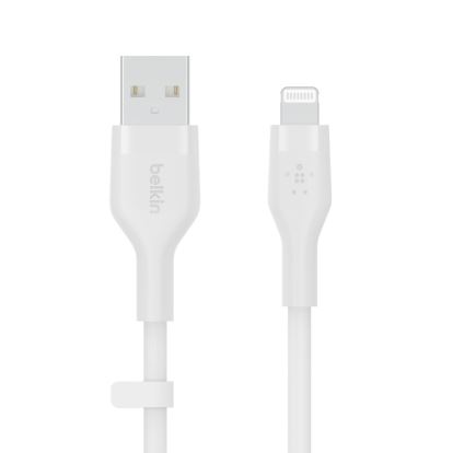 Belkin Cbl Scicone USB-A LTG 2M blc USB cable 78.7" (2 m) USB A USB C/Lightning White1