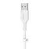 Belkin Cbl Scicone USB-A LTG 2M blc USB cable 78.7" (2 m) USB A USB C/Lightning White5