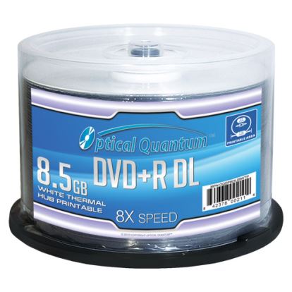 Optical Quantum OQDPRDL08WTP blank DVD 8.5 GB DVD+R DL 50 pc(s)1
