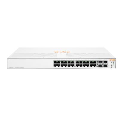 Hewlett Packard Enterprise Aruba Instant On 1930 24G Class4 PoE 4SFP/SFP+ 195W Managed L2+ Gigabit Ethernet (10/100/1000) Power over Ethernet (PoE) 1U White1