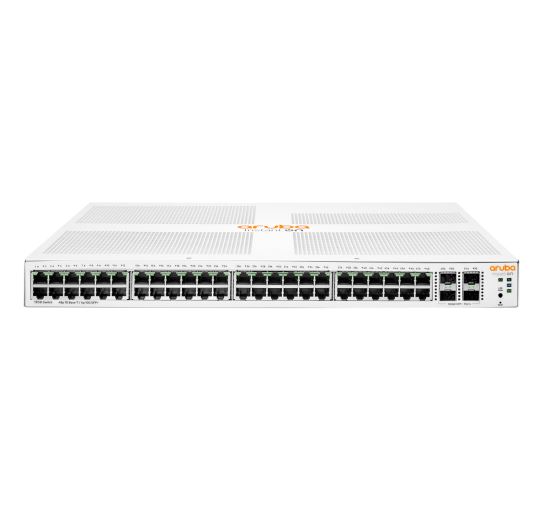 Hewlett Packard Enterprise Aruba Instant On 1930 48G Class4 PoE 4SFP/SFP+ 370W Managed L2+ Gigabit Ethernet (10/100/1000) Power over Ethernet (PoE) 1U White1