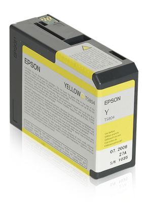 Epson T580400 ink cartridge 1 pc(s) Original Yellow1