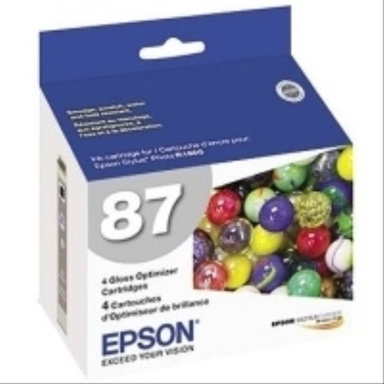 Epson T087020 4-Pack Gloss Optimizer Cartridge ink cartridge Original1