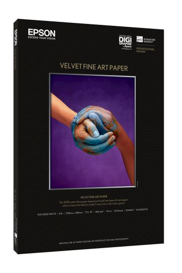 Epson Velvet Fine Art Paper printing paper A3+ (330x483 mm) 20 sheets1