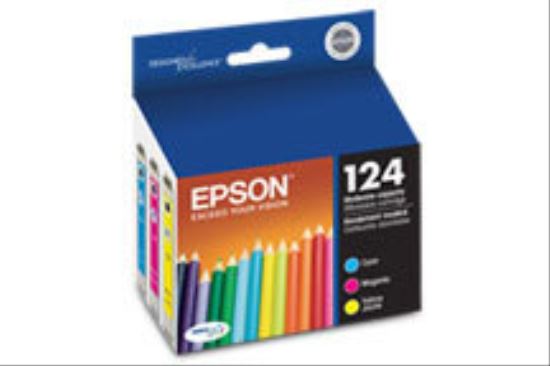 Epson 124 Color Sensormatic ink cartridge 3 pc(s) Original Standard Yield Cyan, Magenta, Yellow1