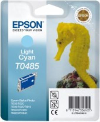 Epson Seahorse T0485 - Série "Hippocampe" Cyan clair ink cartridge 1 pc(s) Original Light Cyan1
