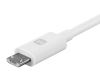 Monoprice 13922 USB cable 35.8" (0.91 m) USB 2.0 USB A Micro-USB B White3