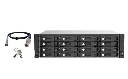 QNAP TL-R1620Sep-RP HDD enclosure Black, Gray 2.5/3.5"1