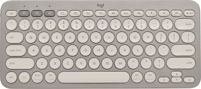 Logitech K380 keyboard Bluetooth QWERTY English Gray, Sand1