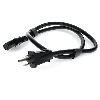 AddOn Networks ADD-515P2C1314AWG2FT power cable Black 24" (0.61 m) NEMA 5-15P C13 coupler1