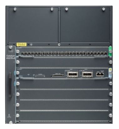 Cisco Catalyst WS-C4507RE+96V+ network switch Managed Gigabit Ethernet (10/100/1000) Power over Ethernet (PoE) 11U Black1