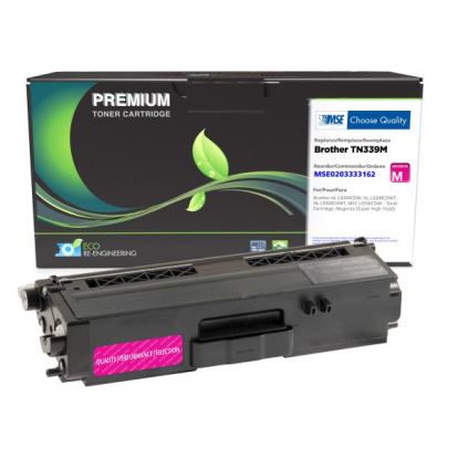 MSE Remanufactured Super High Yield Magenta Toner Cartridge for Brother TN3391