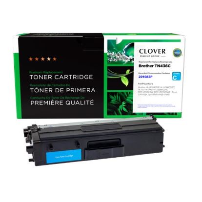 Clover Imaging Remanufactured Extra High Yield Cyan Toner Cartridge for Brother TN436C1