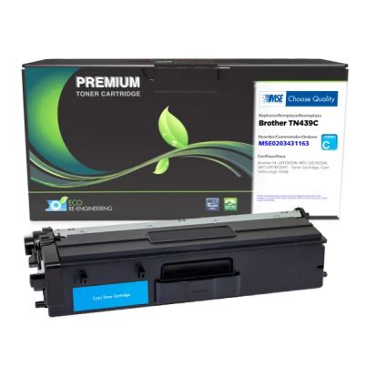 MSE Remanufactured Ultra High Yield Cyan Toner Cartridge for Brother TN439C1