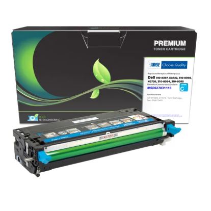 MSE Remanufactured High Yield Cyan Toner Cartridge for Dell 3110/31151