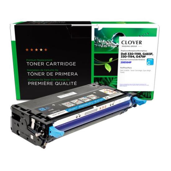 Clover Imaging Remanufactured High Yield Cyan Toner Cartridge for Dell 31301