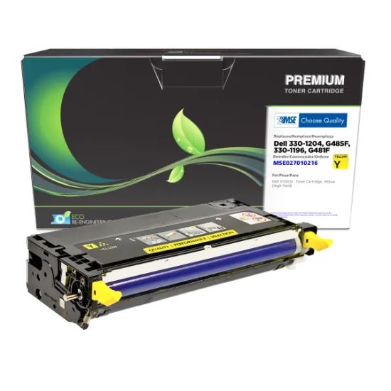 MSE Remanufactured High Yield Yellow Toner Cartridge for Dell 31301