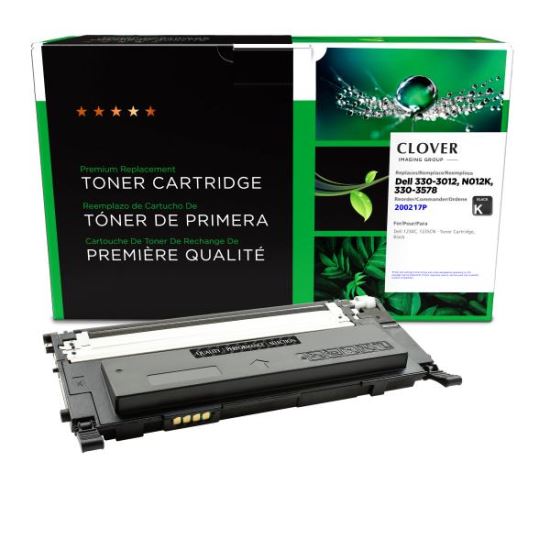 Clover Imaging Remanufactured Black Toner Cartridge for Dell 1230/12351