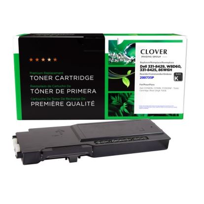 Clover Imaging Remanufactured High Yield Black Toner Cartridge for Dell C37601