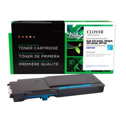 Clover Imaging Remanufactured High Yield Cyan Toner Cartridge for Dell C37601