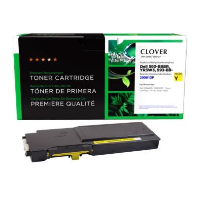 Clover Imaging Remanufactured High Yield Yellow Toner Cartridge for Dell C26601