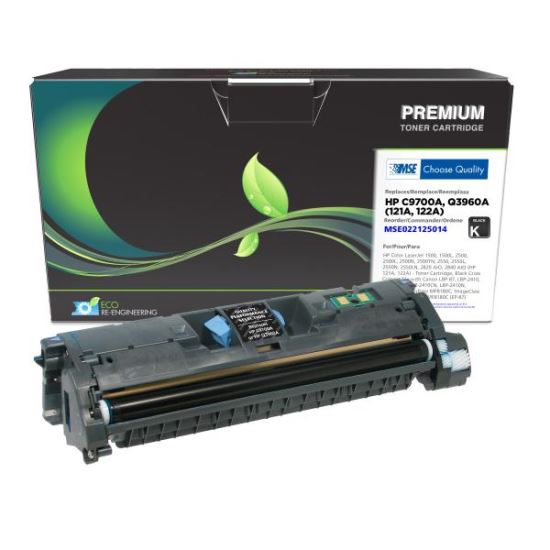 MSE Remanufactured Black Toner Cartridge for HP 121A/122A (C9700A/Q3960A)1