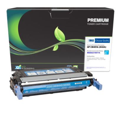 MSE Remanufactured Cyan Toner Cartridge for HP 642A (CB401A)1