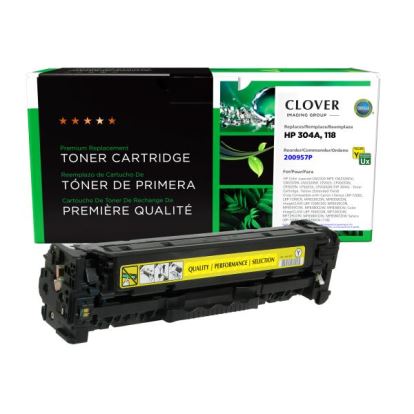 Clover Imaging Remanufactured Extended Yield Yellow Toner Cartridge for HP CC532A1