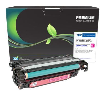 MSE Remanufactured Magenta Toner Cartridge for HP 504A (CE253A)1