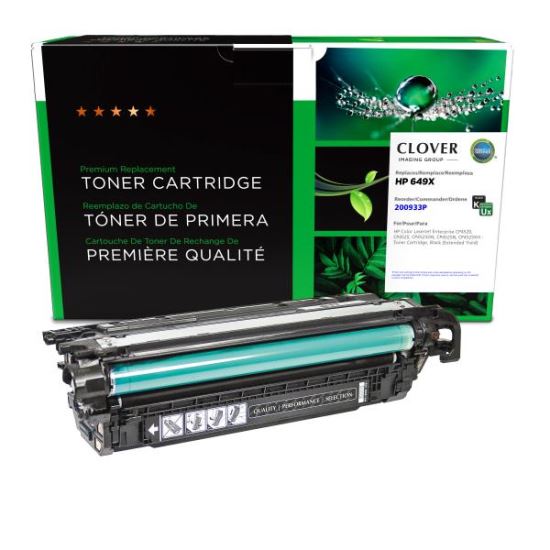 Clover Imaging Remanufactured Extended Yield Black Toner Cartridge for HP CE260X1