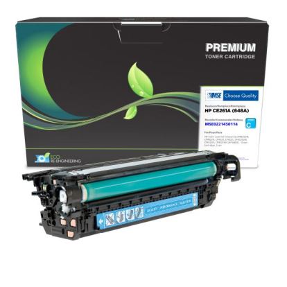 MSE Remanufactured Cyan Toner Cartridge for HP 648A (CE261A)1