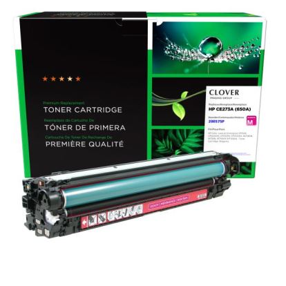 Clover Imaging Remanufactured Magenta Toner Cartridge for HP 650A (CE273A)1