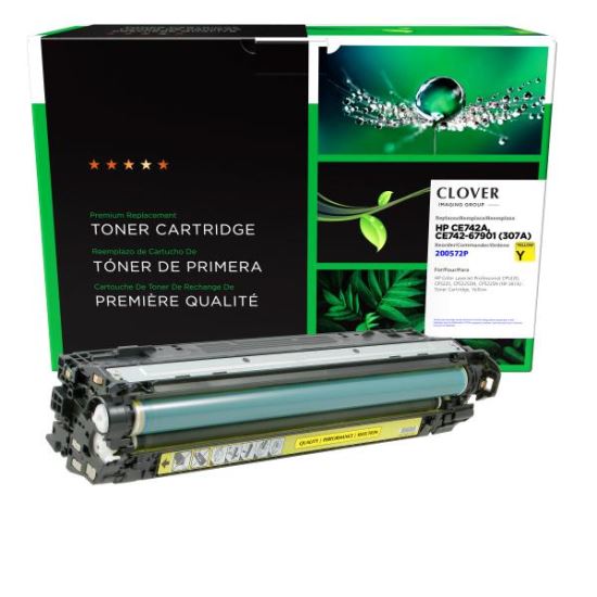 Clover Imaging Remanufactured Yellow Toner Cartridge for HP 307A (CE742A)1