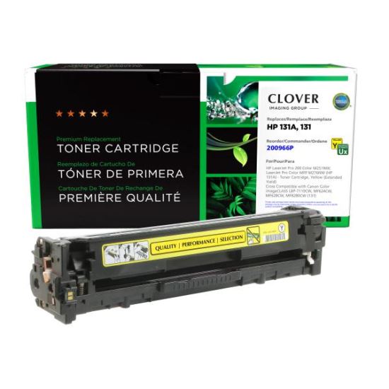 Clover Imaging Remanufactured Extended Yield Yellow Toner Cartridge for HP CF212A1