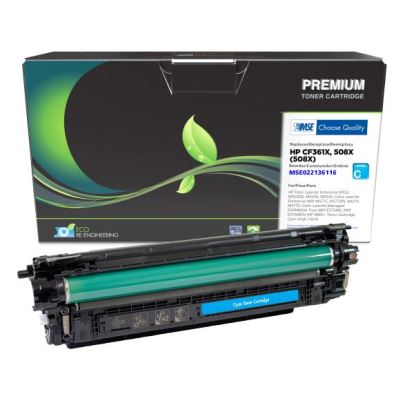 MSE Remanufactured High Yield Cyan Toner Cartridge for HP 508X (CF361X)1