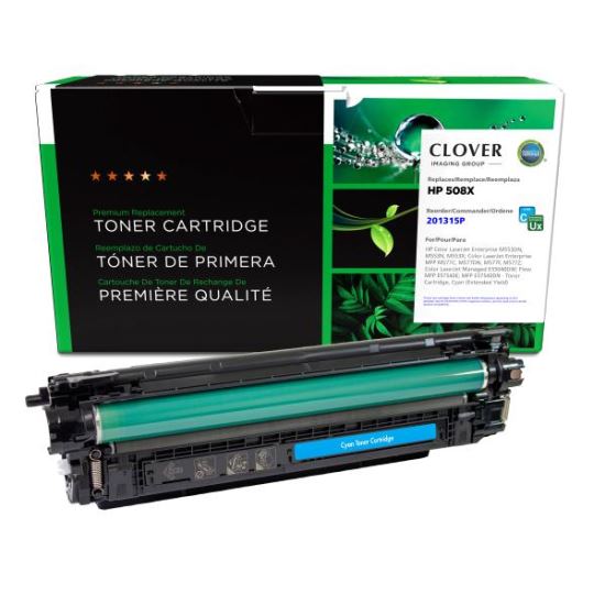 Clover Imaging Remanufactured Extended Yield Cyan Toner Cartridge for HP CF361X1