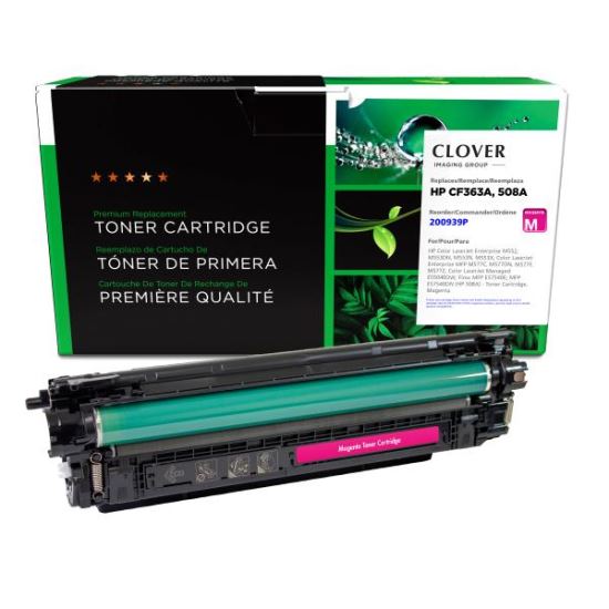 Clover Imaging Remanufactured Magenta Toner Cartridge for HP 508A (CF363A)1