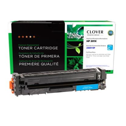 Clover Imaging Remanufactured High Yield Cyan Toner Cartridge for HP 201X (CF401X)1