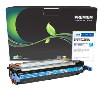 MSE Remanufactured Cyan Toner Cartridge for HP 314A (Q7561A)1