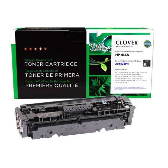 Clover Imaging Remanufactured Black Toner Cartridge (Reused OEM Chip) for HP 414A (W2020A)1