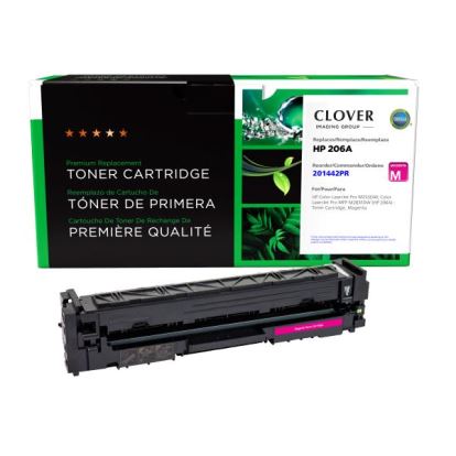 Clover Imaging Remanufactured Magenta Toner Cartridge (Reused OEM Chip) for HP 206A (W2113A)1