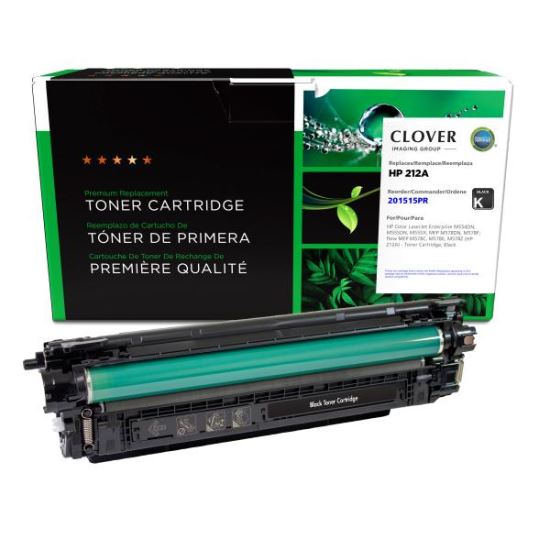 Clover Imaging Remanufactured Black Toner Cartridge (Reused OEM Chip) for HP 212A (W2120A)1