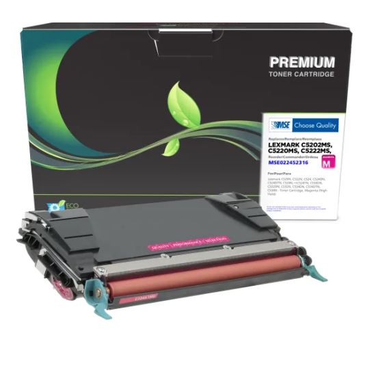 MSE Remanufactured High Yield Magenta Toner Cartridge for Lexmark C520/C522/C524/C5341