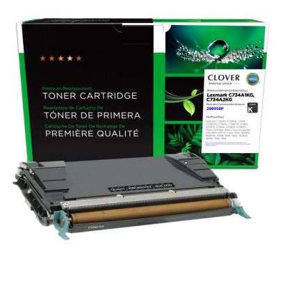 Clover Imaging Remanufactured Black Toner Cartridge for Lexmark C7341