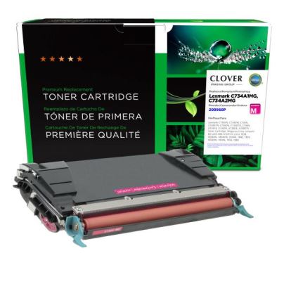 Clover Imaging Remanufactured Magenta Toner Cartridge for Lexmark C734/C736/X7341