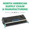 MSE Remanufactured Cyan Toner Cartridge for Lexmark C746/C7482