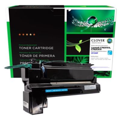 Clover Imaging Remanufactured High Yield Cyan Toner Cartridge for Lexmark C7921