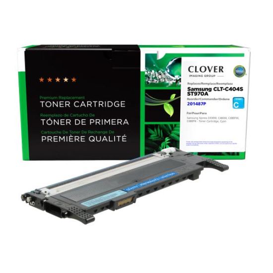 Clover Imaging Remanufactured Cyan Toner Cartridge for Samsung CLT-C404S1