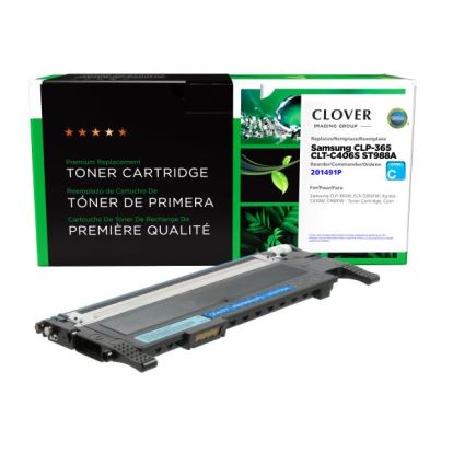 Clover Imaging Remanufactured Cyan Toner Cartridge for Samsung CLT-C406S1