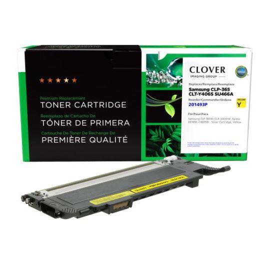 Clover Imaging Remanufactured Yellow Toner Cartridge for Samsung CLT-Y406S1